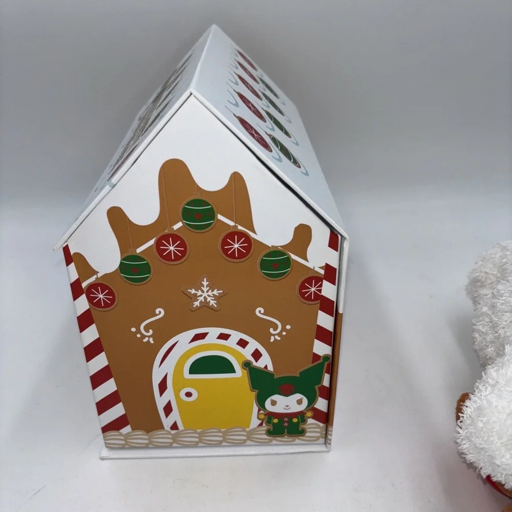 Sanrio Hello Kitty Gingerbread House  Nogginz Face Pillow 8